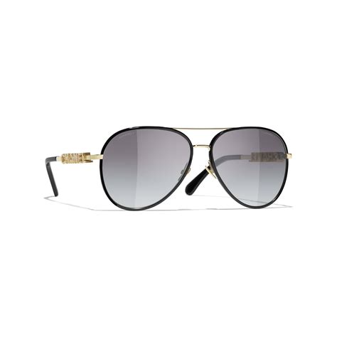 chanel c124z660 14 sunglasses|CHANEL Sunglasses: Pilot Sunglasses, metal & zirconia — .